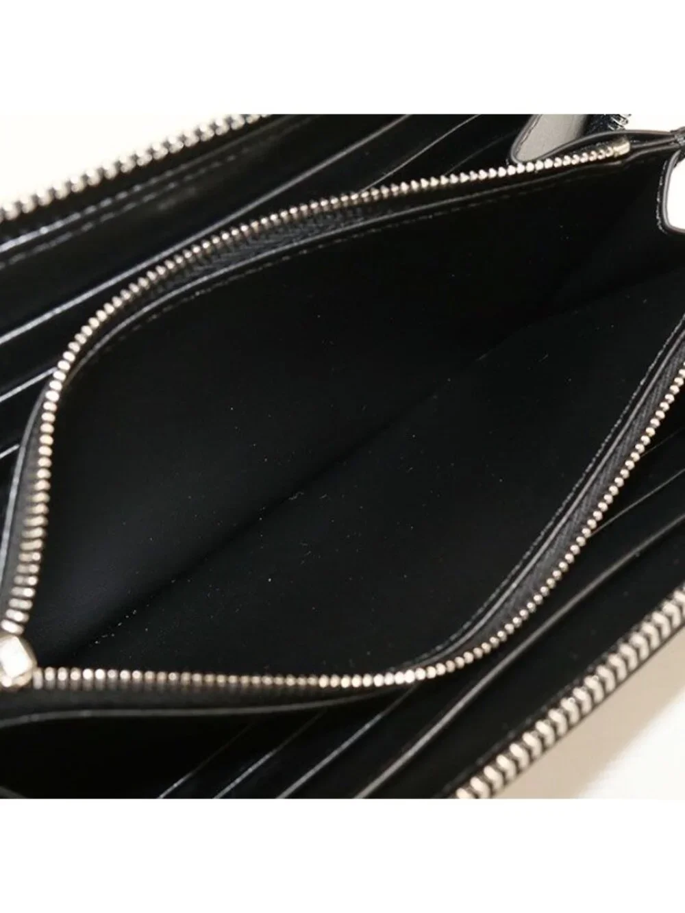 Celine Large Zip Wallet Zip Around Grained Calfskin